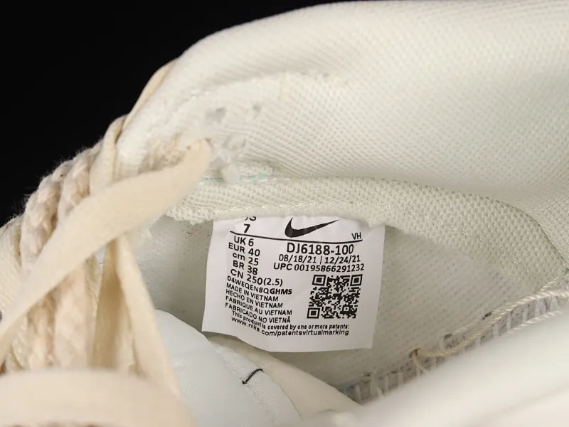 All Categories Nk SB Dunk Series Nk SB Dunk Low Low-top Sneakers Nk Dunk Low ESS "Coconut Milk" Beige Customized version of deconstructed strappy dip-dyed casual sneakers DJ6188-100